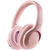 NGS ARTICA GREED PINK - Cuffie Sovraurali Senza Fili, Compatibili con la Tecnologia Bluetooth, Leggero e Pieghevole, Microfono Incorporato, Batteria 40 Ore, Colore Rosa