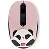 Legami - Mouse Wireless con Ricevitore USB Ultra Compatto, Tema Panda, 3 Opzioni di Velocità, Materiale ABS, Connessione Wireless fino a 10 m