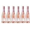 Tosti Prosecco Rosé DOC Millesimato. Spumante dry - Confezione con 6 bottiglie da 750 millilitri. 85% Uve Glera, 15% Pinot nero. Alcool 11% Vol. Bollicine italiane fresche e aromartiche