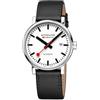 Mondaine Evo2 automatic orologio Uomo Analogico Automatico con cinturino in Pelle di vitello MSE.40610.LBV