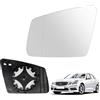 RASHION Vetro Specchietto Retrovisore Riscaldabile Lato Sinistro Compatibile con Mercedes-Benz A B C E W176 W246 W204 W212 W221 GLA CLA