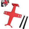 IUVWISN Blocca Forcelle moto 11.2 pollici Guardia di supporto della forcella con 2 cinghie Universale per Dirt Pit Bike Motocross (Rosso)