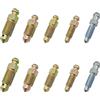 Wjelet Set di 10 viti di sfiato per pinza freno, viti di sfiato per cilindro principale e pinza a disco, robusta struttura in acciaio per auto, moto, bicicletta manutenzione
