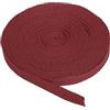PATIKIL Nastri in Sbieco di Cotone 1cm 9m 100% Nastro Cotone Twill Nastro Rilegatura Fettuccia Spina Pesce per Cucito Regalo Avvolgimento Artigianato Fai Da Te Scuro Rosso