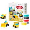 HEY CLAY Set di veicoli da cantiere - Motori della serie Air Dry Clay, 12 lattine