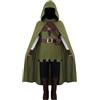 Spooktacular Creations Costume di Halloween per ragazzi Robin Hood, verde, elegante, arciere, per bambini, medievale, rinascimento, Halloween, giochi di ruolo, feste