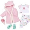 OG DOLLS Our Generation - Sogni di gelato - Pigiama gelato - Accessorio per accappatoio - Vestiti per bambole da 46 cm - Gioco di finzione - Giocattolo per bambini dai 3 anni in su