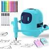 Robot Da Disegno Interattivo Per Bambini – Giocattolo Educativo Con 100 Carte, Penne E Batteria 1800 MAh (Rosa)