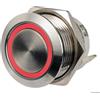 OSCULATI Interruttore FLAT inox ON Momentaneo - OFF 12/24 V rosso