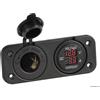 OSCULATI Voltmetro/Amperometro digitale e presa 12 V