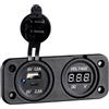 OSCULATI Voltmetro digitale e presa USB doppia A+C
