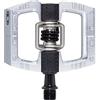 Crankbrothers Mallet DH - Pedali per mountain bike, edizione argentata, per MTB DH Downhill Optimized Platform - Coppia di pedali per bicicletta e mountain bike (tacchetti inclusi)