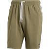 adidas Uomo 3-Stripes CLX Swim Shorts, Olive Strata/White, S
