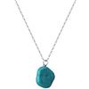 HeyMeili Collana Donna Argento 925 Collana Ciondolo Pietra Portafortuna con Turchese Compleanno Gioielli Regalo per Ragazze Madre Sorella Figlia