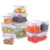AKTIVE Max Home Pack 8 contenitori ermetici in plastica, dimensioni da 0,2L a 4,5L, chiusura ermetica, plastica senza BPA,