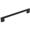 Amerock | Maniglia per armadio | Nero opaco | 224 mm Centro-centro | Versa | Confezione da 1 | Maniglia per cassetti | Hardware per armadi
