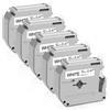 Aken Nastro per Etichette Aken MK-231 Compatibile con Brother MK231 M-K231S | 12mm x 8m, Nero su Bianco, Compatibile con Brother PT-65 PT-60 PT-90 PT-55 PT-70BM PT-75 PT-85