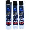 AABCOOLING Compressed Gas Duster FLEX 750ml - Set di 3 Pezzi - Bomboletta Aria Compressa Con un Tubo Flessibile, Pulisci Tastiera, Pulire Tastiera,Contatto, Spray Contatti