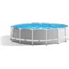 INTEX piscina PRISM FRAME rotonda cm 457x122h con pompa filtro