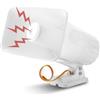 Sonew Sirena di Allarme Elettronico 150dB, Sirena Sicurezza Interna/Esterna DC 12V per di Sicurezza Domestica - Bianco