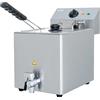 Prismafood Friggitrice Professionale I-Line con Vasca Singola - Capacità lt 8 - Temp +50° +190°C