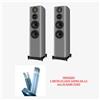 WHARFEDALE EVO 5.4 GRIGIO COPPIA DIFFUSORI PAVIMENTO CON CAVI OMAGGIO