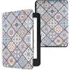 kwmobile Custodia eReader Compatibile con Amazon Kindle Paperwhite (2012-2017) Cover - eBook Reader Flip Case - blu/arancione/bianco - Marocco Style multicolor