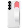 Samsung Standing Grip Case cover con cinturino e funzione cavalletto per Galaxy S25+, White
