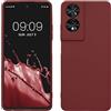 kwmobile Custodia Compatibile con TCL 40 NxtPaper Cover - Back Case per Smartphone in Silicone TPU - Protezione Gommata - viola bordeaux