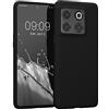 kwmobile Custodia Compatibile con OnePlus 10T 5G Cover - Back Case per Smartphone in Silicone TPU - Protezione Gommata - nero matt