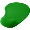 OcioDual Tappetino Mouse Poggiapolsi, Tessuto Morbido con Base in Gomma Antiscivolo, Colore Verde, Tappetino Mouse Ergonomico con Supporto in Gel, Gioco, Ufficio