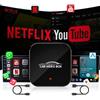 ROCKETEK Adattatore Carplay wireless con YouTube, adattatore wireless Carplay 2024 e dongle Android Auto facile da configurare, WiFi 5GHz