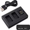 PHOLSY Fotocamera Carica Batterie NP-FW50 Sostituire Caricabatterie Sony NP-FW50 Compatibile con Sony ZV-E10 a7SM2 a7RM2 a7M2 a7 a6500 a6400 a6300 a6100 a6000 a5100 a5000 NEX7/6/5/3 a55 a37 RX10