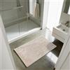 Comart - Tappeto Faith Bagno - Tappetino Rettangolare 50x90 cm - Morbido e Soffice sotto i Piedi - Pelo Medio - Asciugatura Rapida e Resistente all'Acqua - Antiscivolo - Lavabile in Lavatrice - Panna