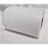 PuntoCasaStore Rotolo Bobina di Tulle con Glitter Bianco Larghezza 12,5 cm x 50 Metri Decorazione Fai da Te Feste