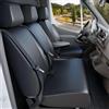 WALSER Coprisedili auto Transporter in similpelle compatibile con Ford Transit, 1 sedile singolo anteriore (bracciolo a destra)