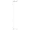 Ingenuity The Doorway Series Easy Install Cancelletto di Sicurezza per Bambini e Cani, Estensione 8 cm, Bianco