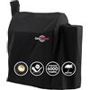 GrillTough Heavy Duty Smoker Cover Outdoor Grill Fits Traeger 22 & Pro 585 Series - Waterproof Weather Resistant UV & Fade Resistant