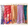 Fatto a mano Lotto ingrosso indiano vintage seta Sari Magicwrap Boho gonna donna spiaggia ...