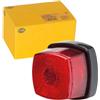 Hella VALUEFIT Luce posizione posteriore - Alogeno - 12V - Montaggio, interno - Colore diffusore luce: giallo - Spina: Manicotto spina piatta - Sx/Dx - Quantità: 1-2TM 357 012-011