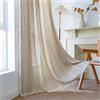 Sutuo Home Tenda bohémien per camera da letto e soggiorno, lunghezza 213 cm, filtra la luce, stile rustico francese, vintage, chic, con nappe, drappeggio bohémien, 1 pannello 132 x 213 cm (larghezza x