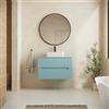 Parama Mobile bagno sospeso 90cm due cassetti carta da zucchero cannettato con top | Tigua