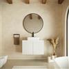 Parama Mobile bagno sospeso 60cm bianco opaco cannettato 2 ante con top | Pelion