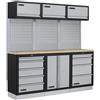 FERVI Arredamento Officina FERVI A007N Allestimento Garage Modulare Pianale in Legno