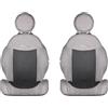 Union Textile UNION Coprisedili anteriori realizzati su misura specifici per FIAT 500 X. Perfettamente aderente resistente lavabile. Made in Italy (Grigio)