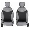 Union Textile UNION Coprisedili anteriori realizzati su misura specifici per FIAT 500 L. Perfettamente aderente resistente lavabile. Made in Italy (Grigio)