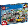 LEGO City Town Stazione di Servizio e Officina con 3 Macchinine e 4 Minifigure, Giocattoli per Bambini dai 4 Anni in su, 60232
