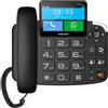 Mediamondo-IT Maxcom Comfort MM42D SE Telefono da scrivania con Sim LTE