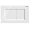 Geberit Placca Geberit Sigma40 Square Vetro Bianco Doppio Tasto | 115.629.SI.1 Vetro Bianco