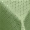 TEKTRUM Tovaglia quadrata in tessuto jacquard resistente, 178 x 177,8 cm, elegante, a quadri, impermeabile, antimacchia, senza pieghe, ideale per cene, feste, matrimoni (verde salvia chiara)